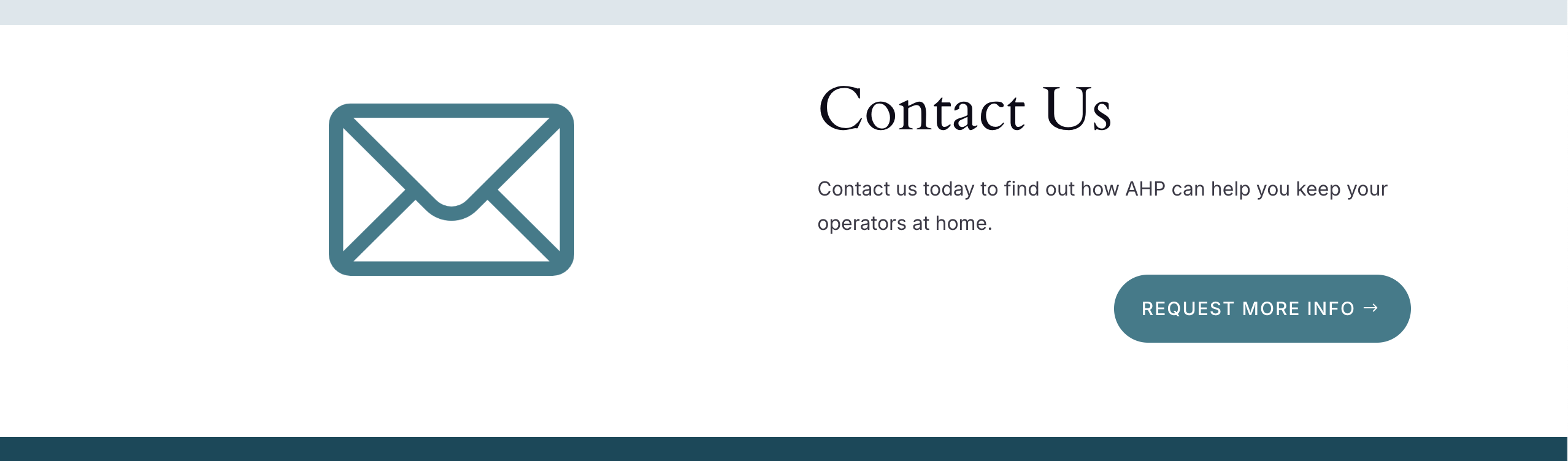 A contact form is a clear call-to-action for a website.
