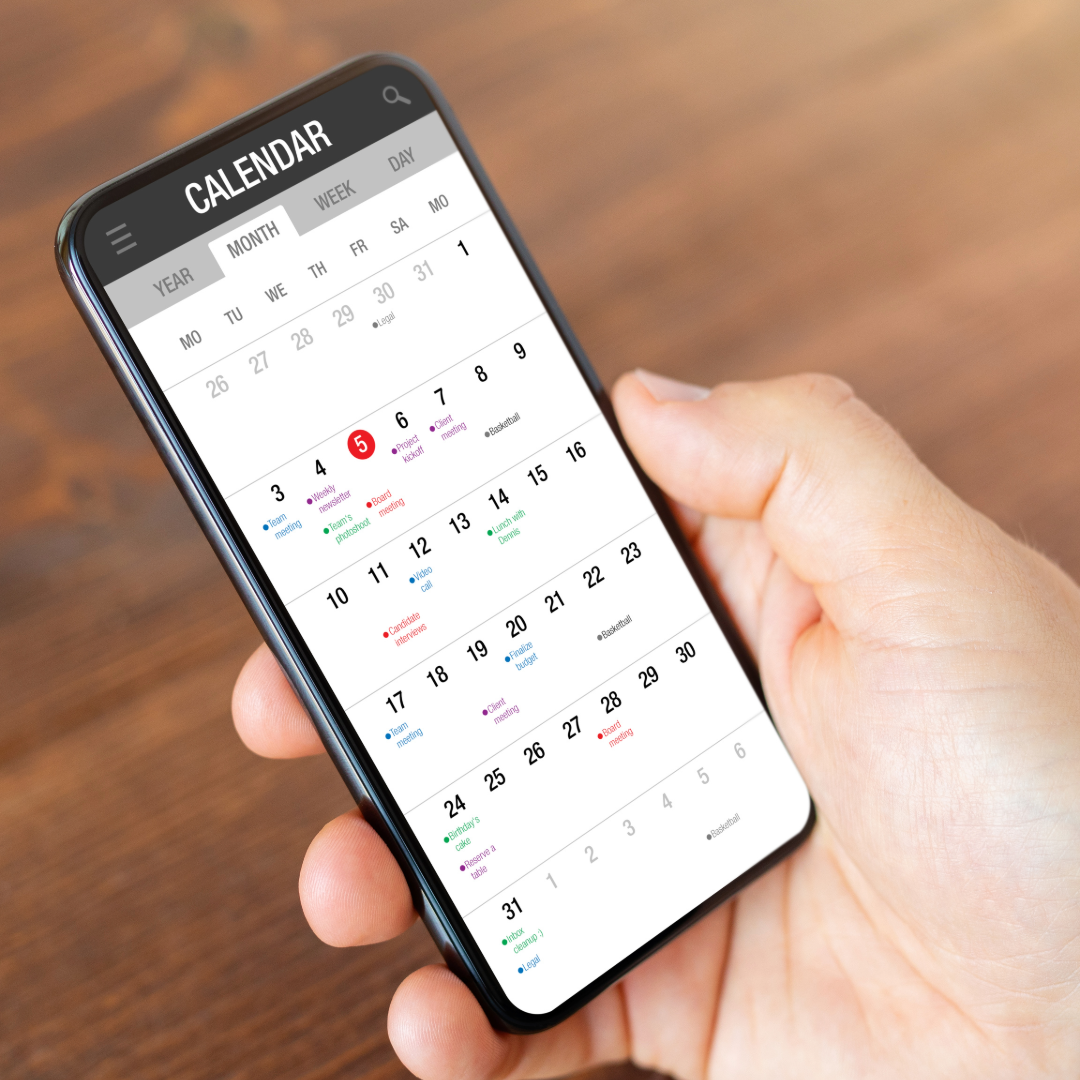 Websites with up to date calendars are important for non-profits.